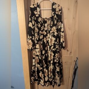 August Sky Floral Dress